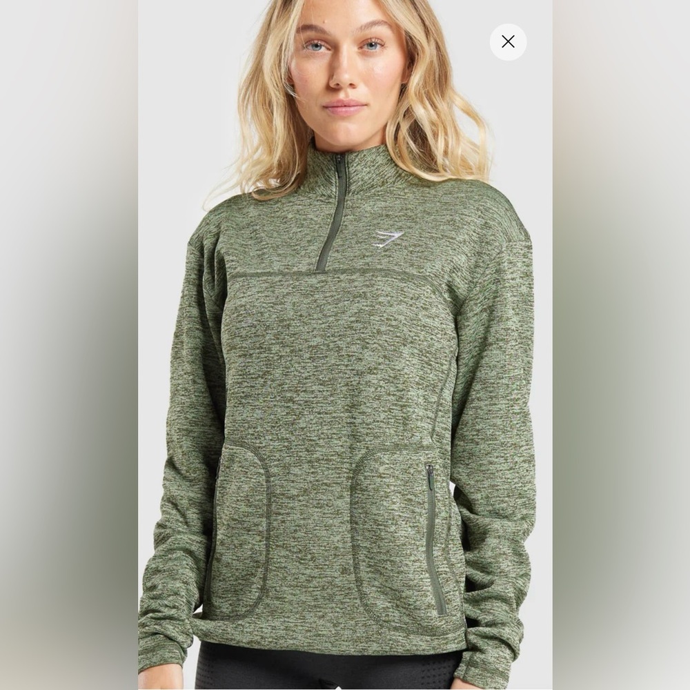 Gymshark‎ Thermal Quarter Zip Pullover